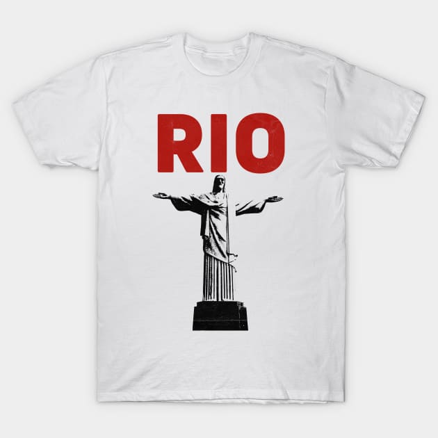 Rio De Janeiro T-Shirt by Paskwaleeno